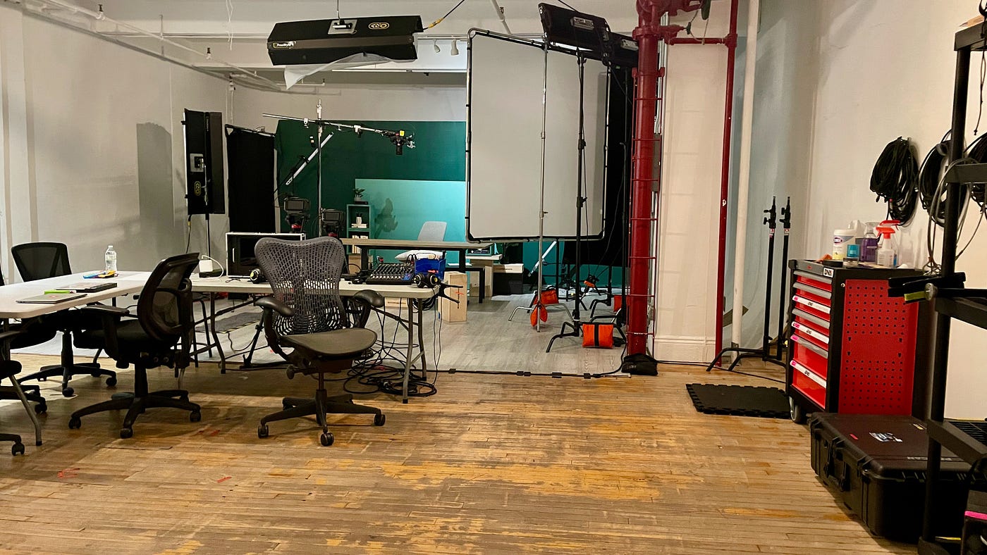 Behind the scenes at the Domestika studios in New York City