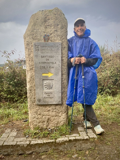 Mike Murphy walking the Camino de Santiago in Spain